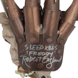 Robert Englund Autographed "Freddy Krueger" Glove (w/"Sleep Kills")