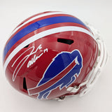 Josh Allen Autographed Buffalo Bills Red Helmet