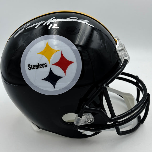 Terry Bradshaw Autographed Pittsburgh Steelers Throwback Replica Helmet