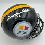 Terry Bradshaw Autographed Pittsburgh Steelers Throwback Replica Helmet