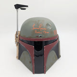 Temuera Morrison Autographed Star Wars Black Series Boba Fett Re-Armored Helmet