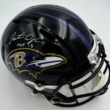 Jonathan Ogden Autographed Baltimore Ravens Helmet w/HOF '13