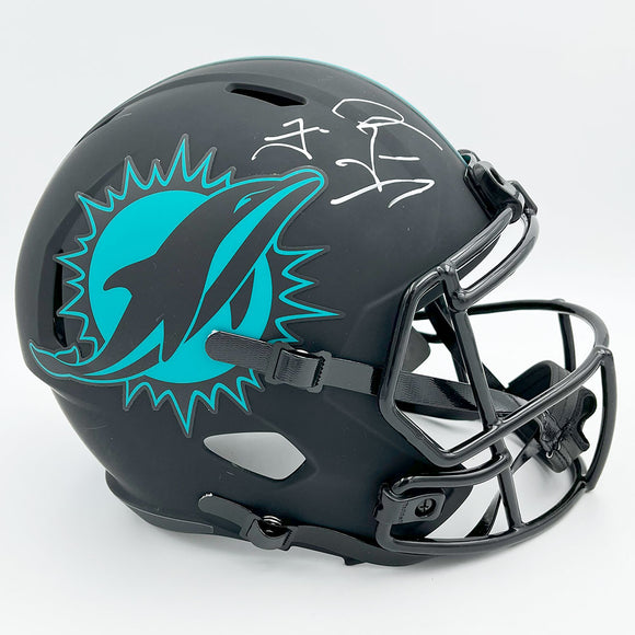 Tua Tagovailoa Autographed Miami Dolphins Eclipse Replica Helmet