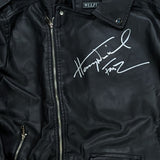Henry Winkler Autographed Faux Leather Biker Jacket w/"Fonz" Inscription