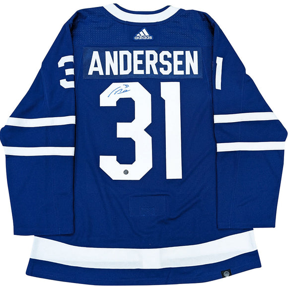 Frederik Andersen Autographed Toronto Maple Leafs Pro Jersey