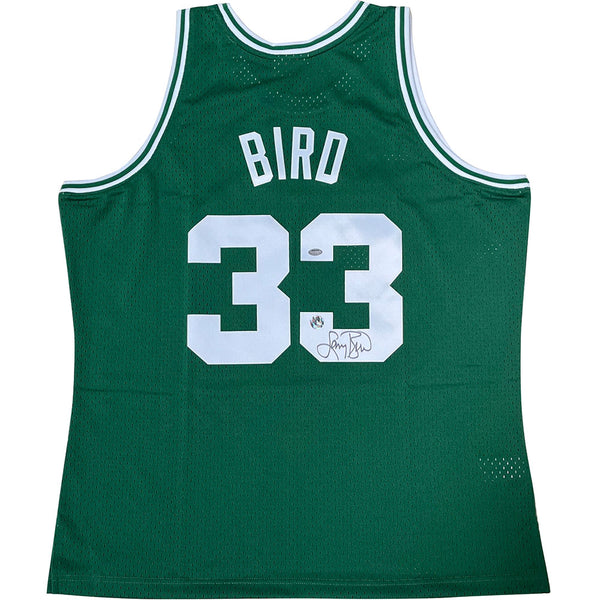 Larry Bird Autographed Boston Celtics Mitchell & Ness Swingman