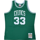 Larry Bird Autographed Boston Celtics Mitchell & Ness Swingman Replica Jersey