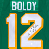 Matt Boldy Autographed Minnesota Wild Reverse Retro Pro Jersey