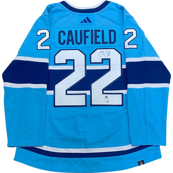 Cole Caufield Autographed Montreal Canadiens Reverse Retro Pro Jersey