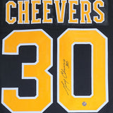 Gerry Cheevers Autographed Boston Bruins Pro Jersey