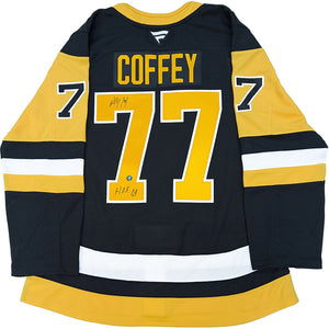 Paul Coffey Autographed Pittsburgh Penguins Pro Jersey