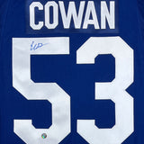 Easton Cowan Autographed Toronto Maple Leafs Pro Jersey