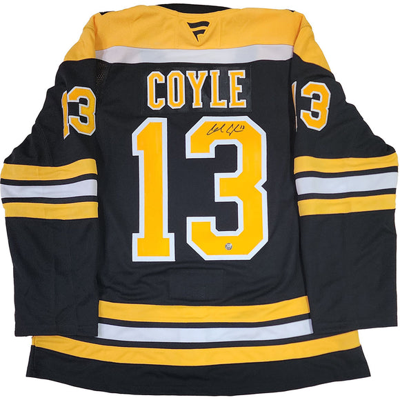 Charlie Coyle Autographed Boston Bruins Pro Jersey