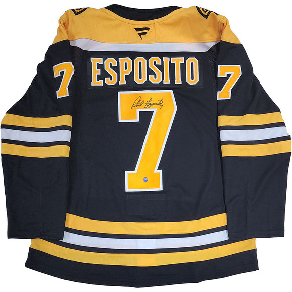 Phil Esposito Autographed Boston Bruins Pro Jersey