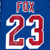 Adam Fox Autographed New York Rangers Pro Jersey