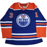 Grant Fuhr Autographed Edmonton Oilers Pro Jersey