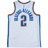 Shai Gilgeous-Alexander Autographed Oklahoma City Thunder Swingman Replica Jersey
