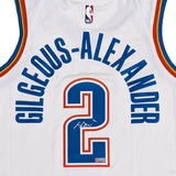Shai Gilgeous-Alexander Autographed Oklahoma City Thunder Swingman Replica Jersey