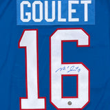 Michel Goulet Autographed Quebec Nordiques Pro Jersey