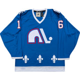 Michel Goulet Autographed Quebec Nordiques Pro Jersey