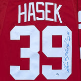 Dominik Hasek Autographed Detroit Red Wings Pro Jersey