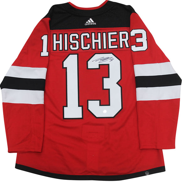 Nico Hischier Autographed New Jersey Devils Pro Jersey