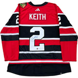 Duncan Keith Autographed Chicago Blackhawks Reverse Retro Pro Jersey