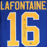 Pat LaFontaine Autographed Buffalo Sabres Pro Jersey