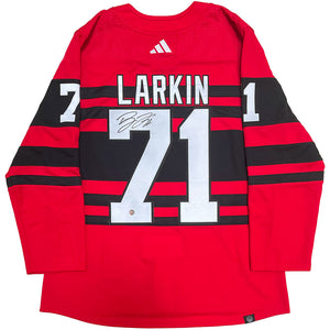 Dylan Larkin Autographed Detroit Red Wings Reverse Retro Pro Jersey