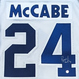 Bryan McCabe Autographed Toronto Maple Leafs CCM Replica Jersey