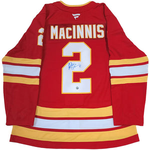 Al MacInnis Autographed Calgary Flames Pro Jersey