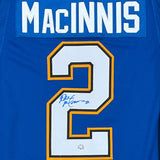 Al MacInnis Autographed St. Louis Blues Pro Jersey