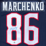 Kirill Marchenko Autographed Columbus Blue Jackets Pro Jersey