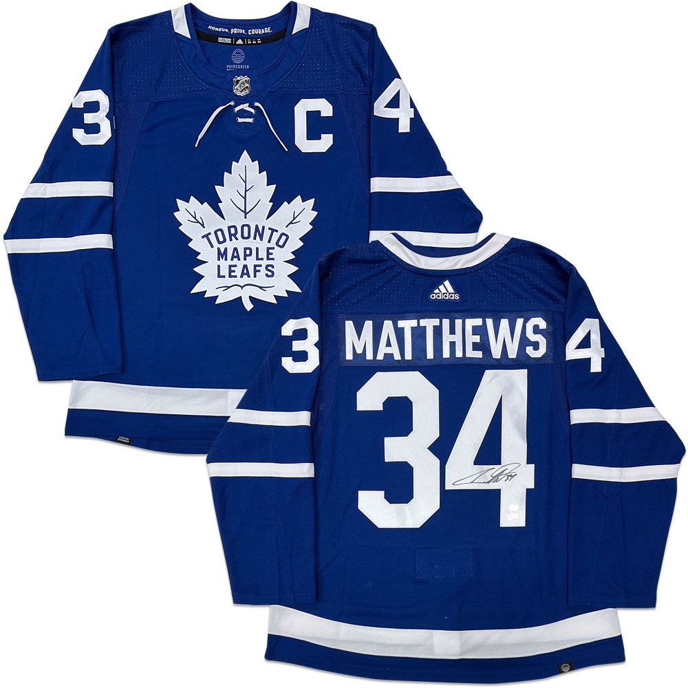 Framed Auston Matthews Jersey Auston Matthews Autographed Toronto