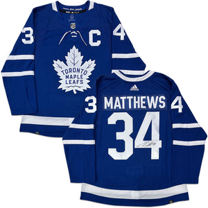 Auston Matthews Autographed Toronto Maple Leafs Pro Jersey (Captain)