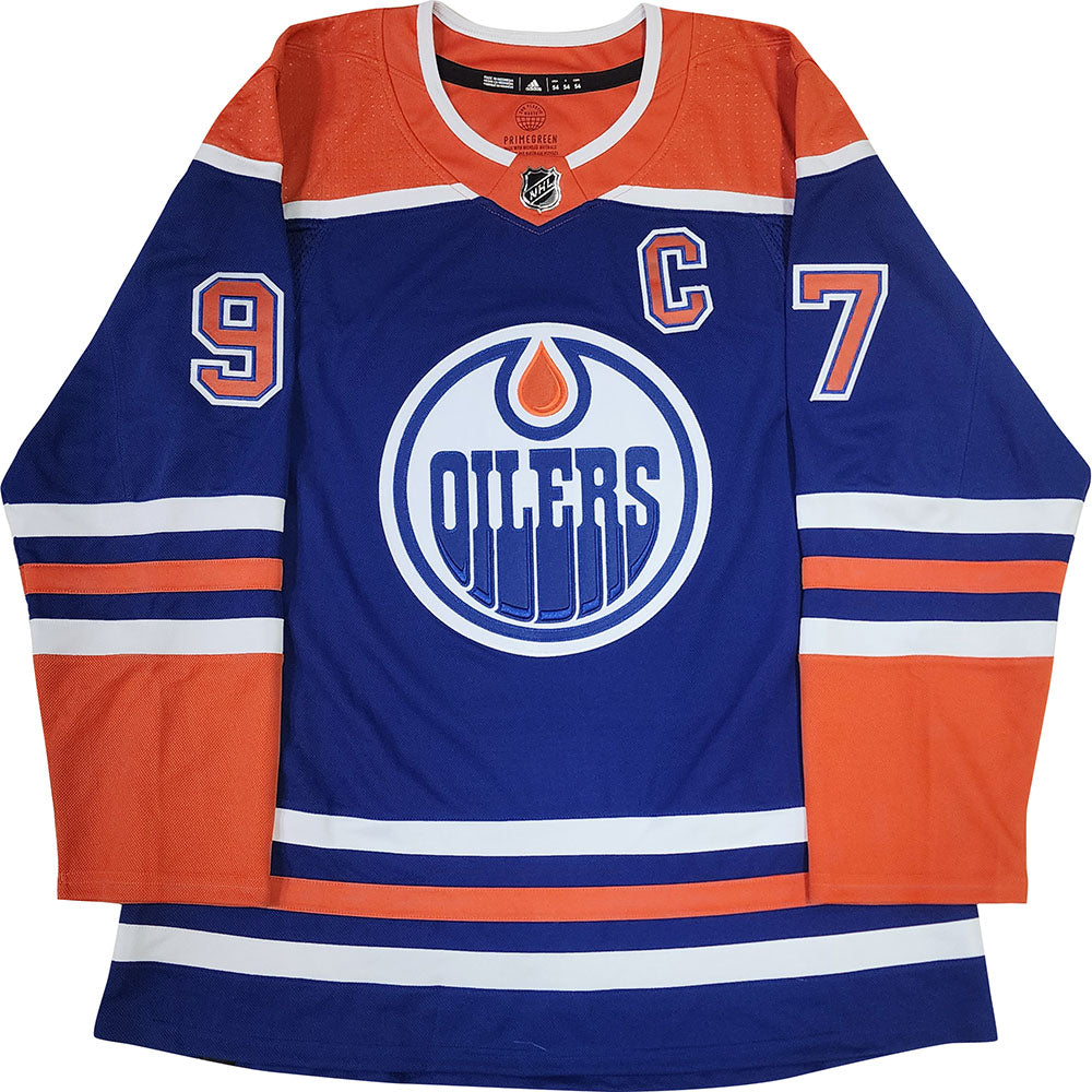 Connor McDavid Autographed Edmonton Oilers Pro Jersey UDA (Blue