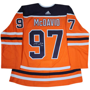 Connor McDavid Autographed Edmonton Oilers Pro Jersey - UDA