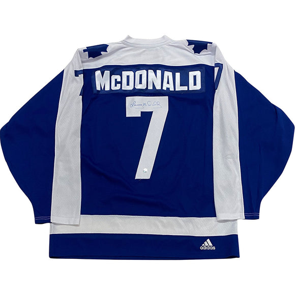 Lanny McDonald Autographed Toronto Maple Leafs Pro Jersey