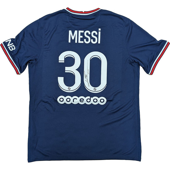 Lionel Messi Autographed Paris Saint-Germain F.C. Jersey