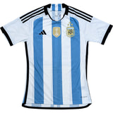 Lionel Messi Autographed 2022-23 Argentina Replica Home Jersey