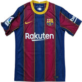 Lionel Messi Autographed 2020-21 FC Barcelona Replica Home Jersey