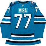Michael Misa Autographed San Jose Sharks Pro Jersey