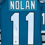Owen Nolan Autographed San Jose Sharks Pro Jersey