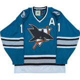 Owen Nolan Autographed San Jose Sharks Pro Jersey