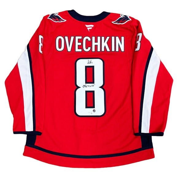 Alex Ovechkin Autographed Washington Capitals Pro Jersey w/