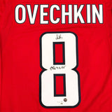 Alex Ovechkin Autographed Washington Capitals Pro Jersey w/"895G 4-6-25" Inscription