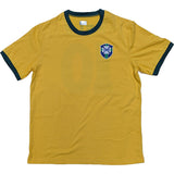 Pele (deceased) Autographed Brazil Retro Replica Home Jersey