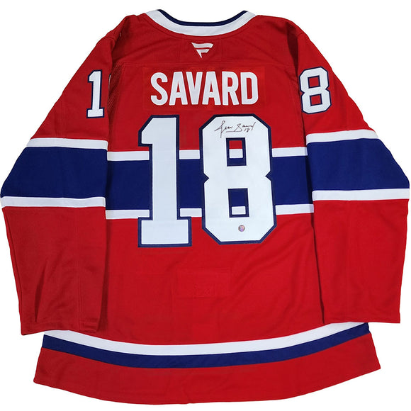 Denis Savard Autographed Montreal Canadiens Pro Jersey