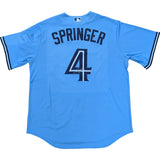 George Springer Autographed Toronto Blue Jays Nike Replica Jersey