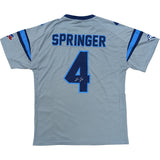 George Springer Autographed Toronto Blue Jays Stadium Giveaway Football Jersey